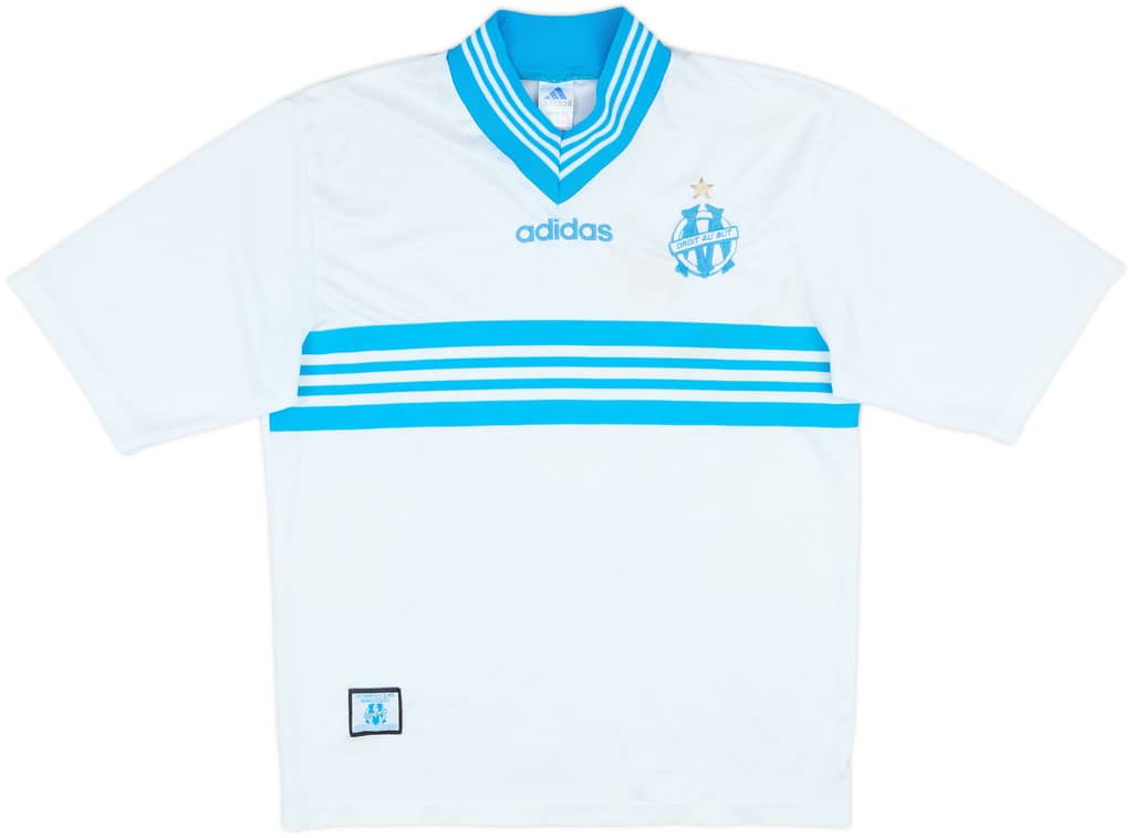 1997-98 Olympique Marseille Home Shirt - 8/10 - (M)