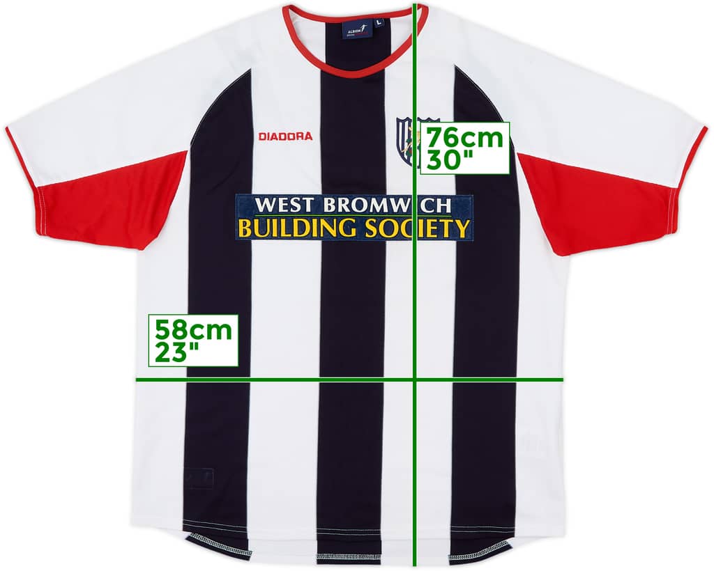 2003-04 West Brom Home Shirt - 6/10 - (L)