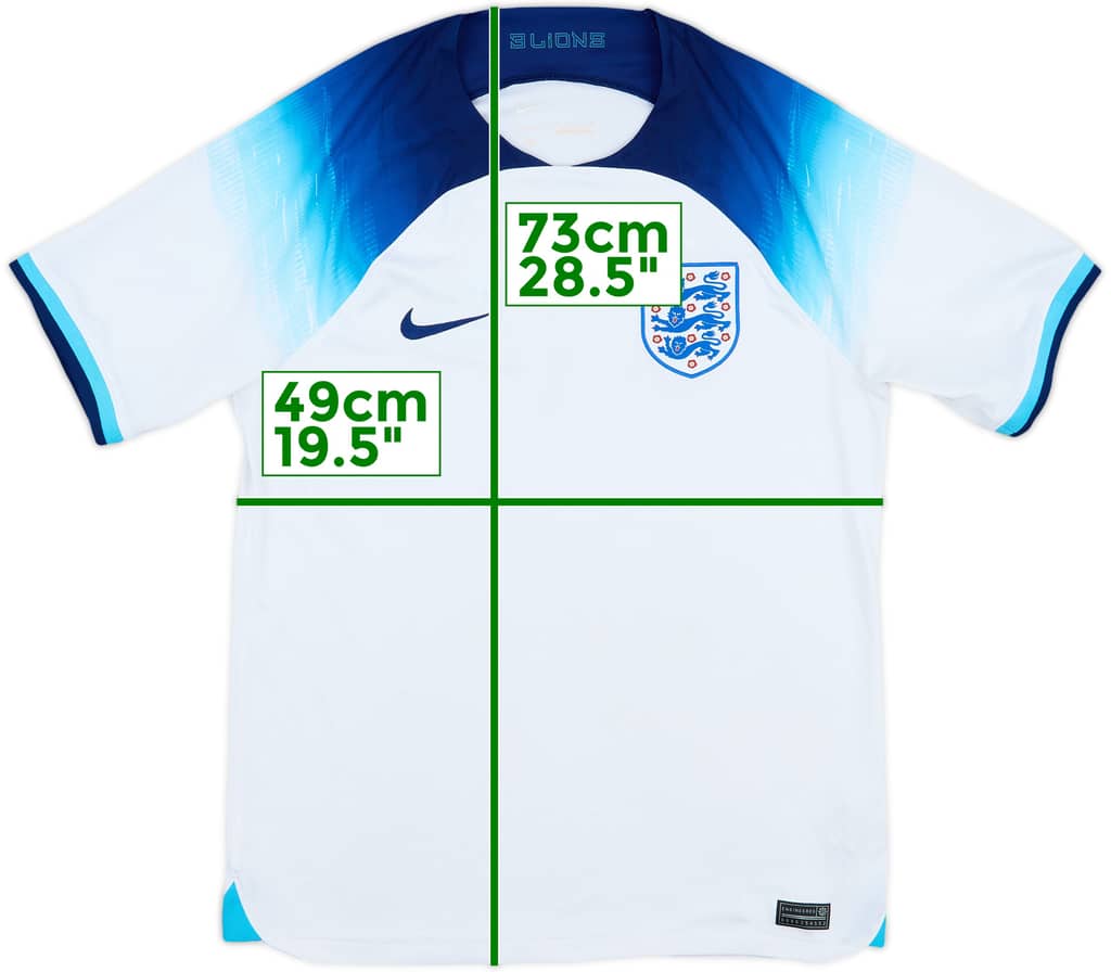 2022-23 England Home Shirt - 5/10 - (M)