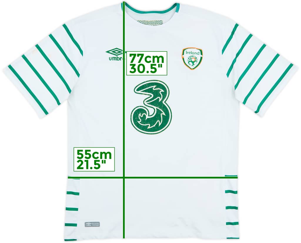 2016-17 Ireland Away Shirt - 5/10 - (XL)