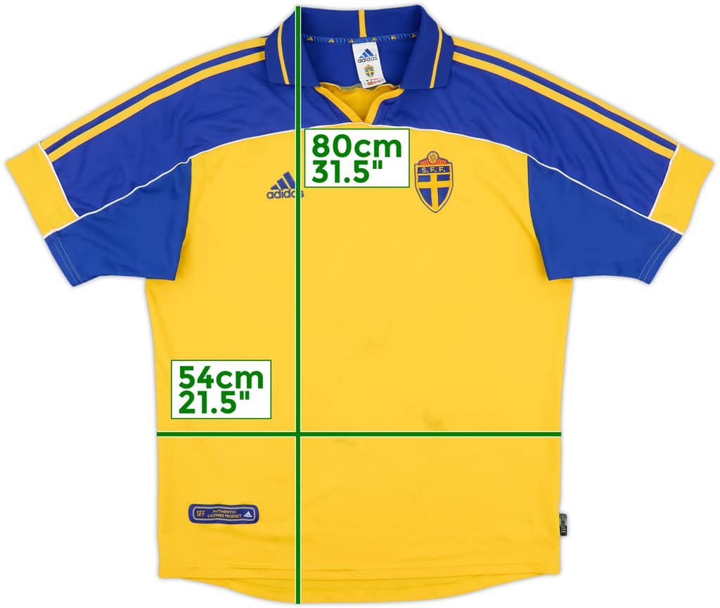 2000-02 Sweden Home Shirt - 5/10 - (L)