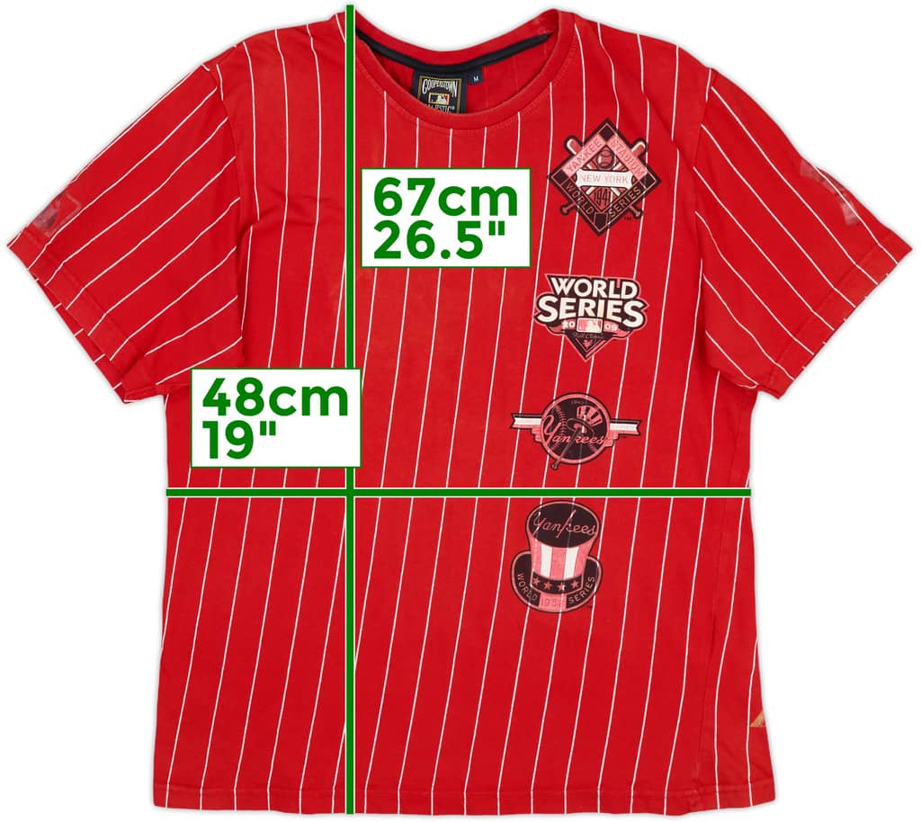 2009 New York Yankees Majestic Cooperstown Collection Tee - 7/10 - (M)