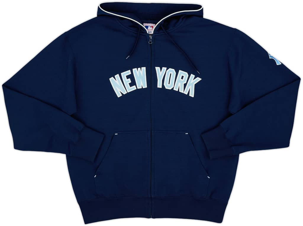 2000s New York Yankees MLB Full-Zip Hooded Sweat Top - 7/10 - (L)