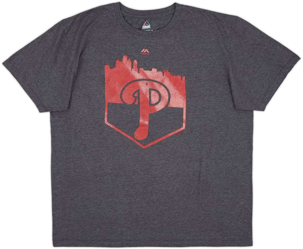 2016 Philadelphia Phillies Majestic Tee - 6/10 - (XL)