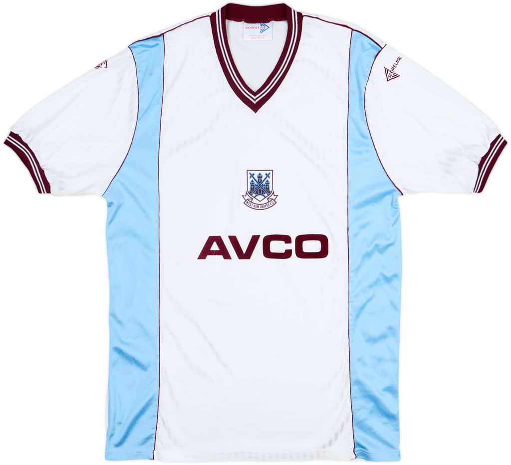 1987-89 West Ham Away Shirt - 8/10 - (L)