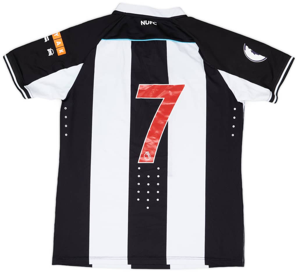 2021-22 Newcastle United Match Issue Home Shirt #7