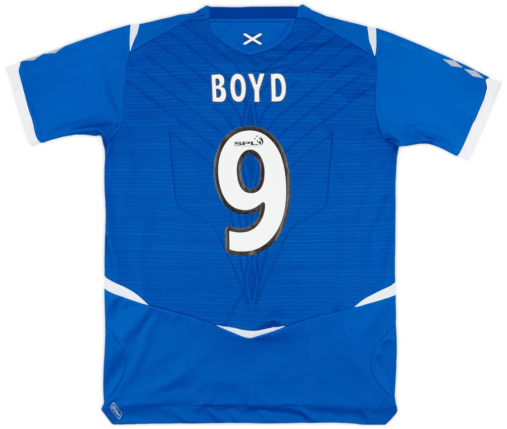2008-09 Rangers Home Shirt Boyd #9 - 10/10 - (L)