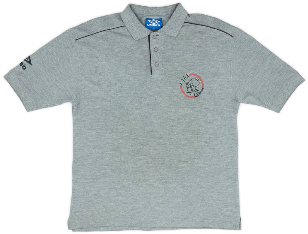 1998-99 Ajax Umbro Polo Shirt - 8/10 - (L)