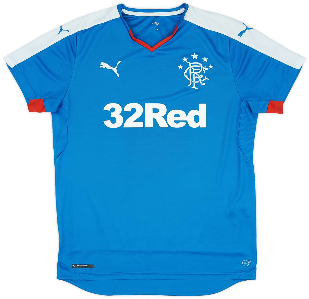 2015-16 Rangers Home Shirt - 8/10 - (L)