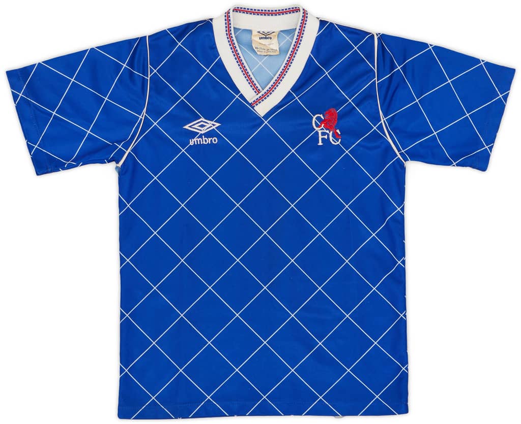 1987-89 Chelsea Home Shirt - 9/10 - (S.Boys)