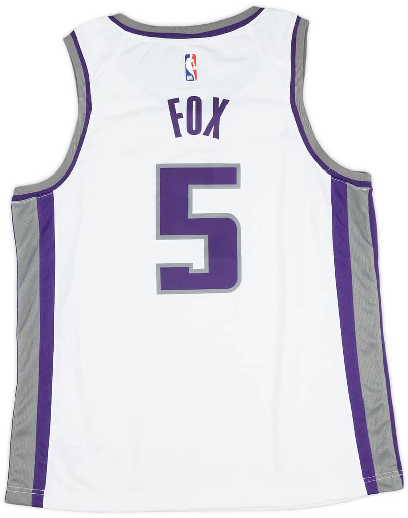 2017-23 Sacramento Kings Fox #5 Nike Swingman Home Jersey (M)