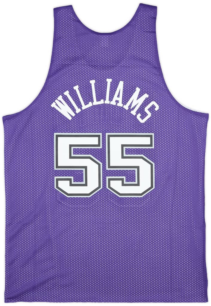 1998 Sacramento Kings Williams #55 Mitchell & Ness Reversible Jersey (M)