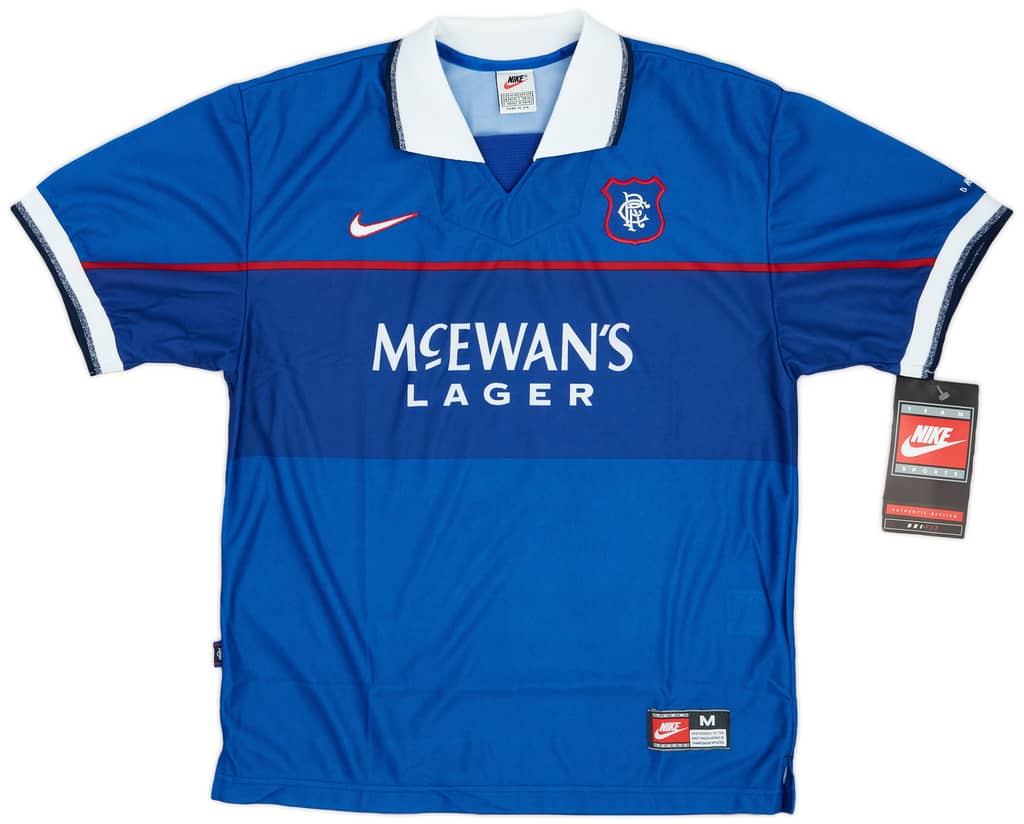 1997-99 Rangers Home Shirt Negri #9 (M)