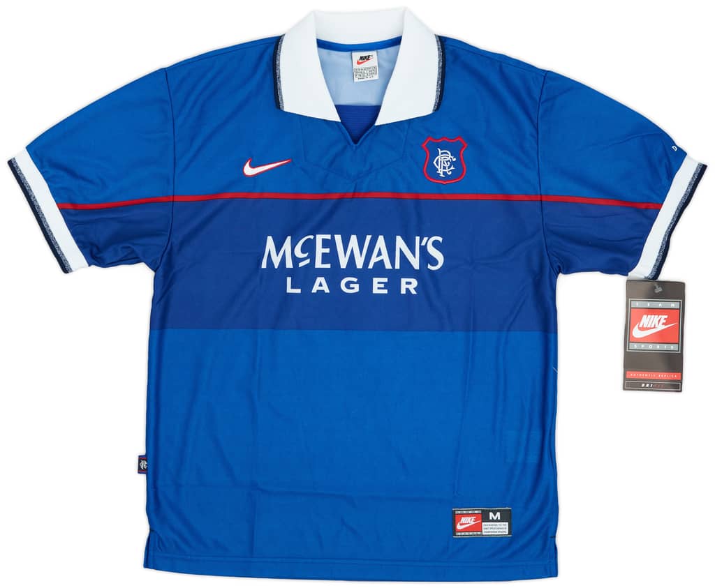 1997-99 Rangers Home Shirt Gascoigne #8 (M)
