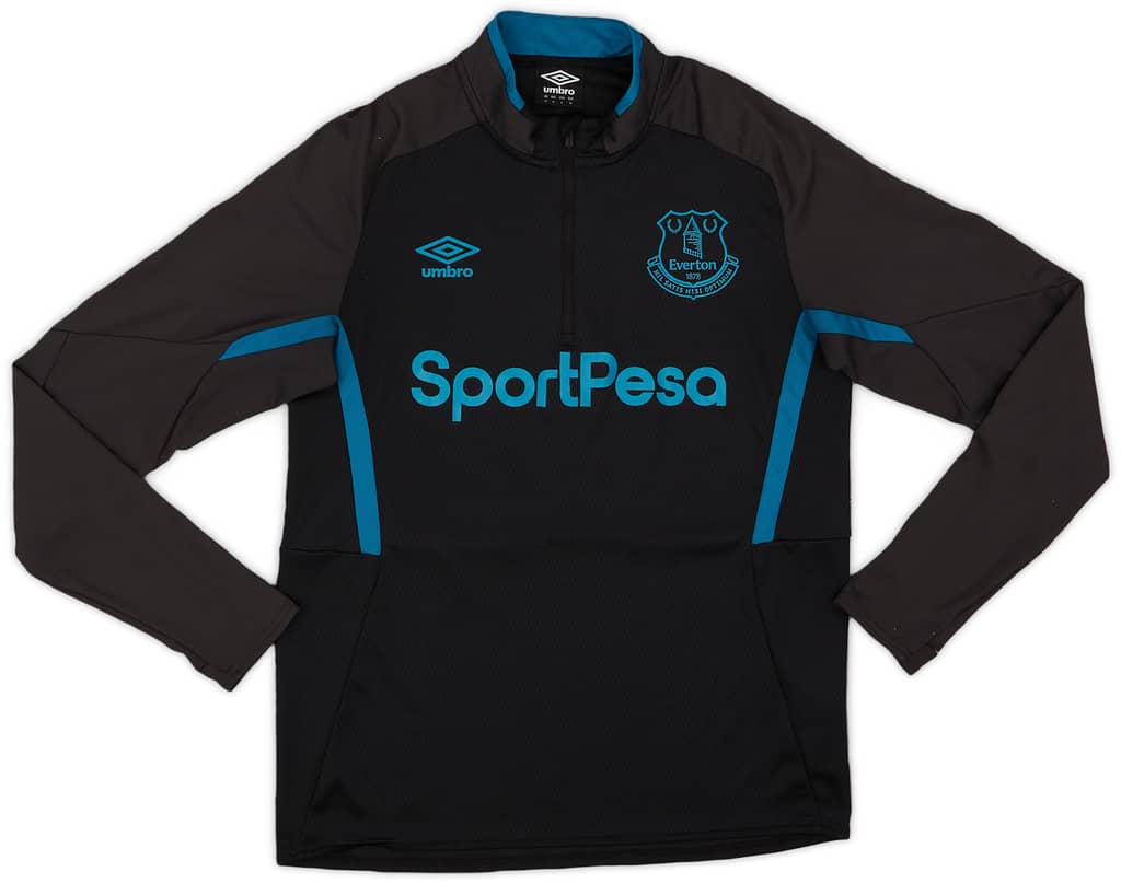 2017-18 Everton Umbro 1/4 Zip Training Top - 9/10 - (M)