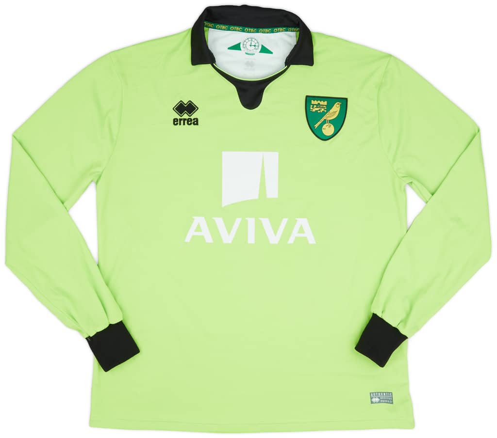 2015-16 Norwich GK Shirt #26 - 8/10 - (L)