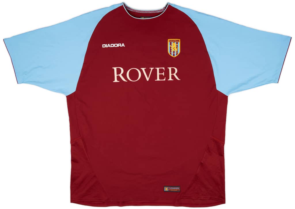 2003-04 Aston Villa Home Shirt Hadji #20 - 8/10 - (XXL)
