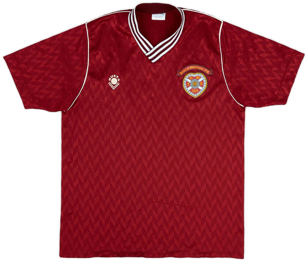 1989-90 Hearts Home Shirt - 8/10 - (S)