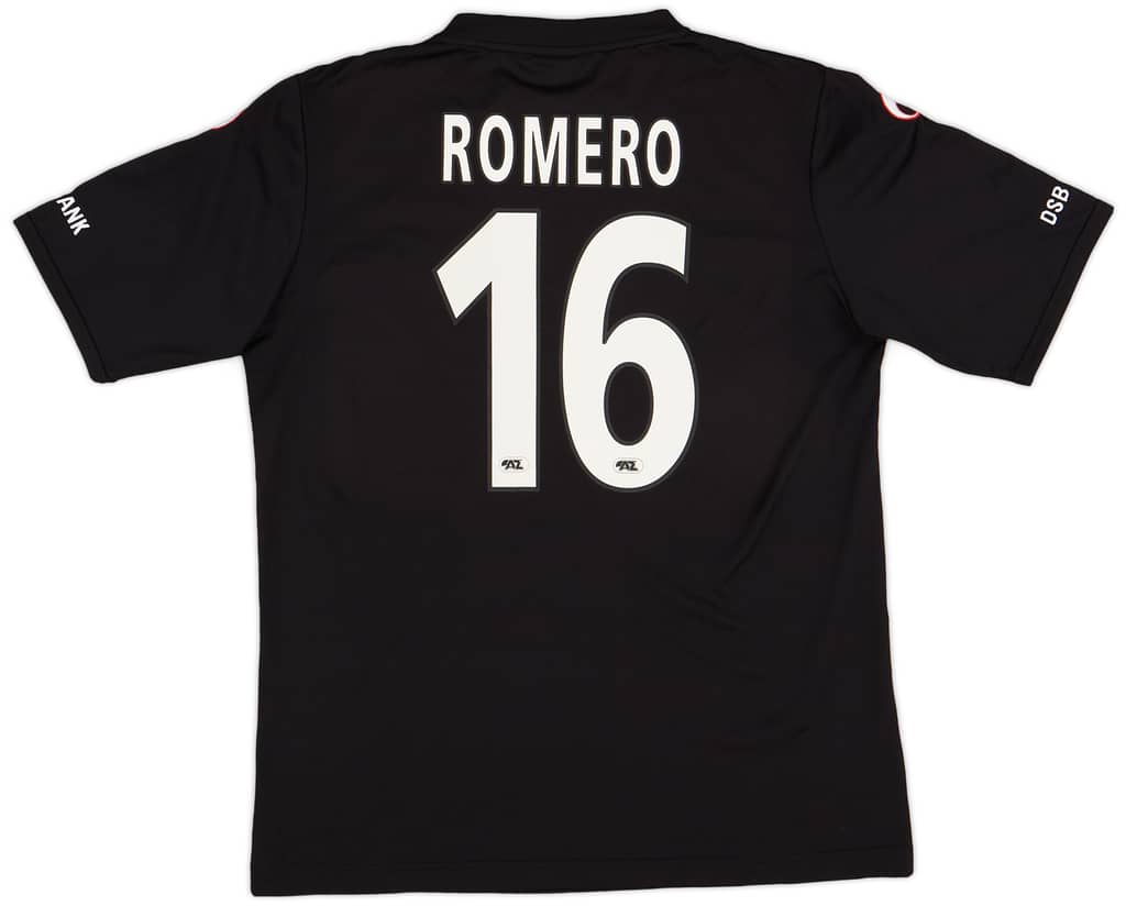 2007-08 AZ Alkmaar GK S/S Shirt Romero #16 - 8/10 - (L)