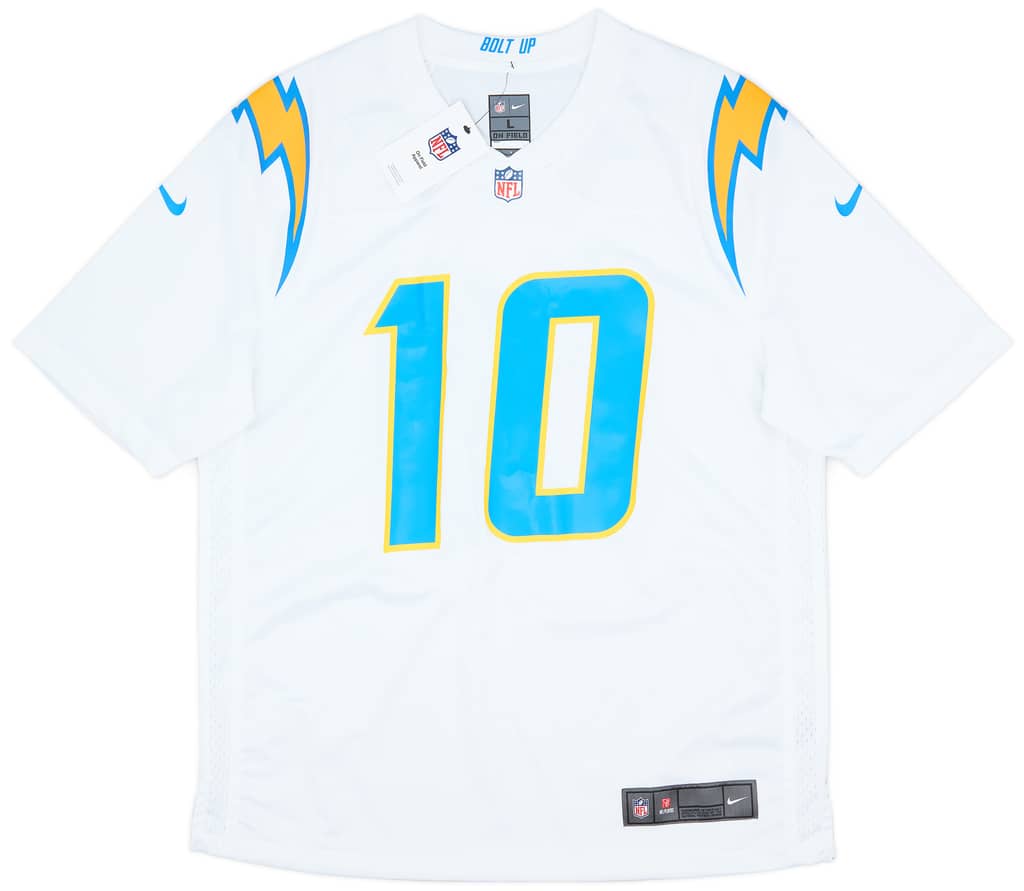 2020-23 LA Chargers Herbert #10 Nike Game Away Jersey (L)