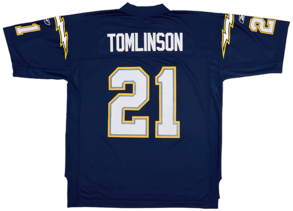 2005-06 San Diego Chargers Tomlinson #21 Reebok Premier Home Jersey (Good) XL