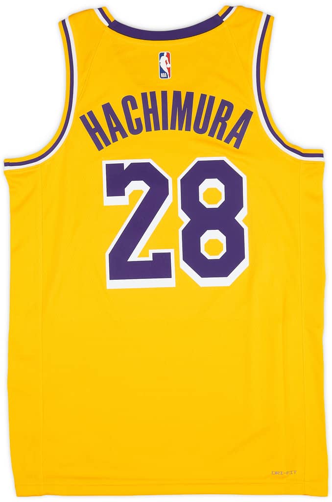 2023-24 LA Lakers Hachimura #28 Nike Swingman Away Jersey (XL)