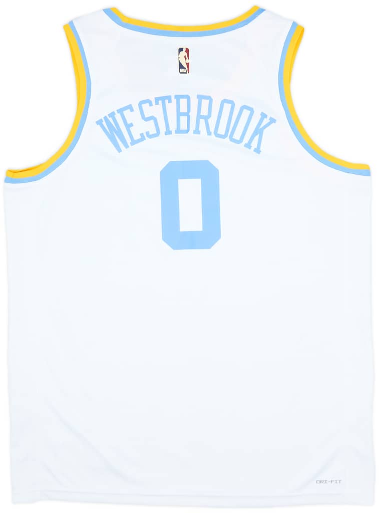 2022-23 LA Lakers Westbrook #0 Nike Swingman Classic Jersey (XL)