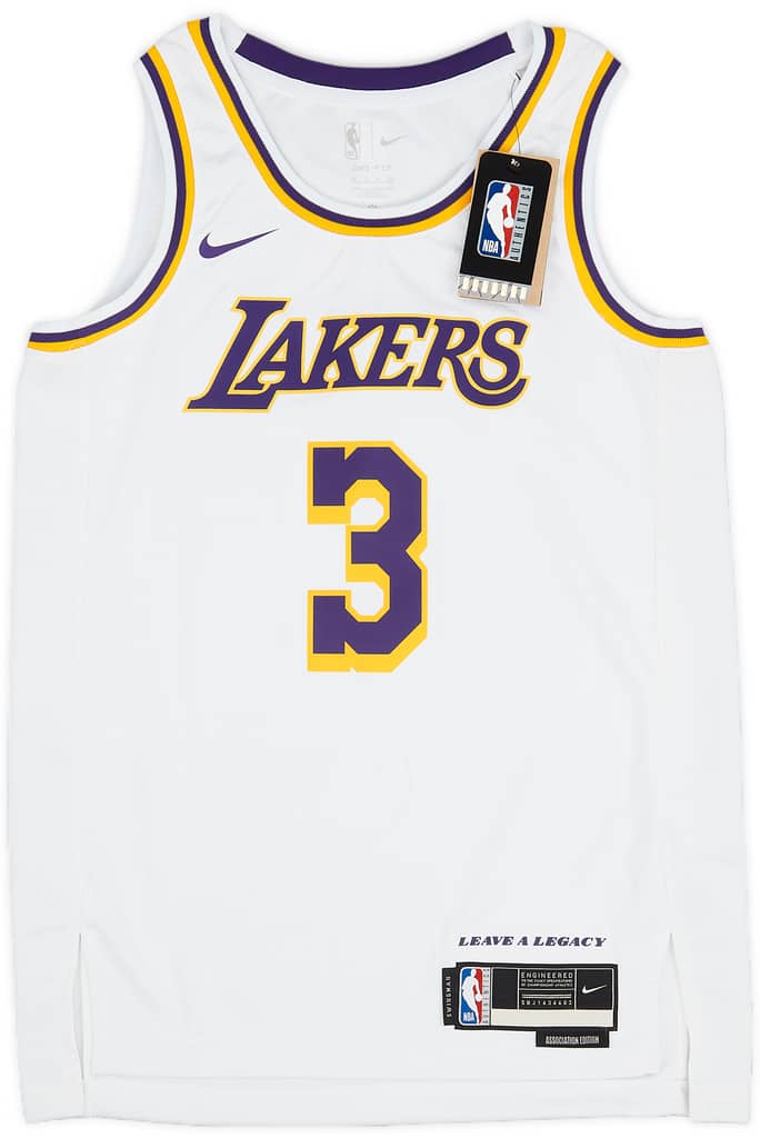 2019-23 LA Lakers Davis #3 Nike Swingman Home Jersey (S)