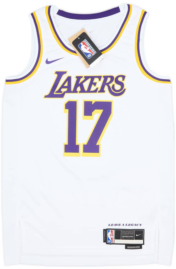 2022-23 LA Lakers Schröder #17 Nike Swingman Home Jersey (S)
