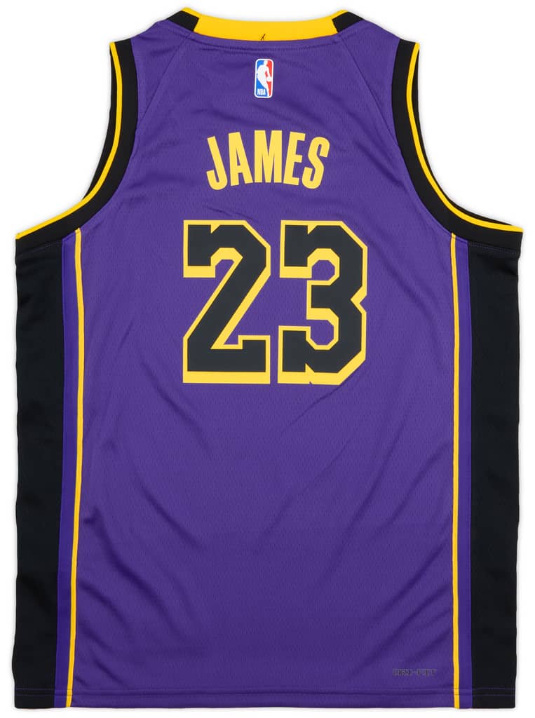 2023-24 LA Lakers James #23 Jordan Swingman Alternate Jersey (L.Kids)