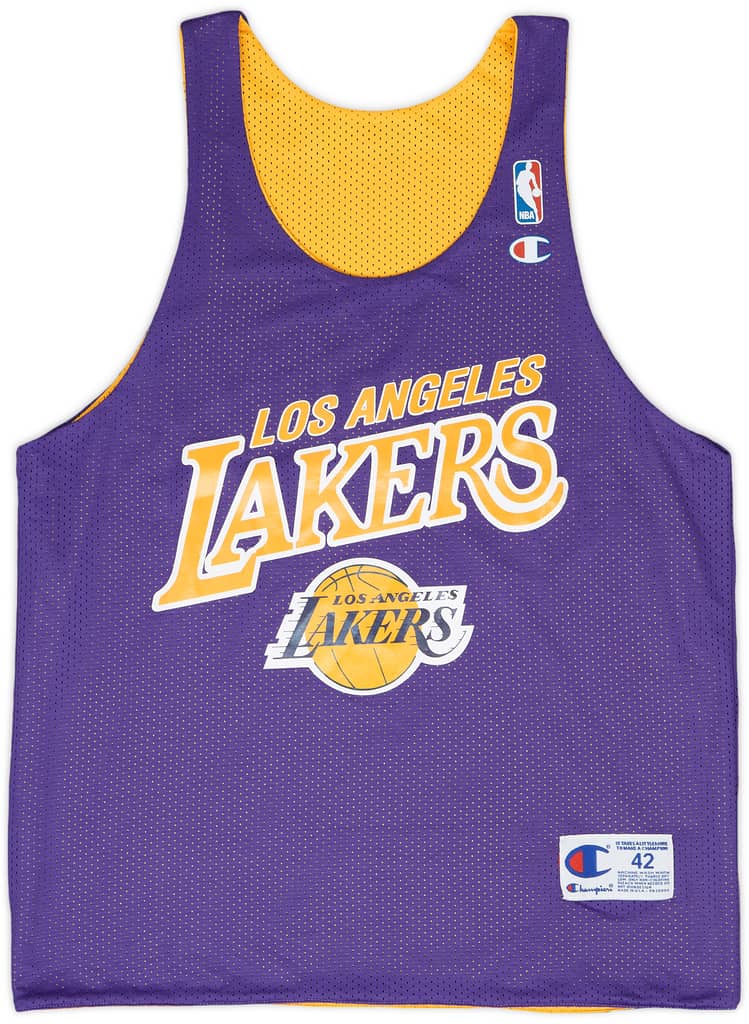 1990s LA Lakers Champion Reversible Training Jersey L