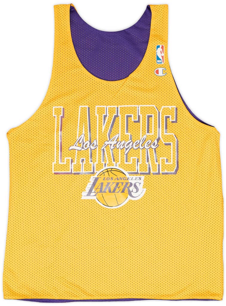 1990s LA Lakers Champion Reversible Training Jersey L