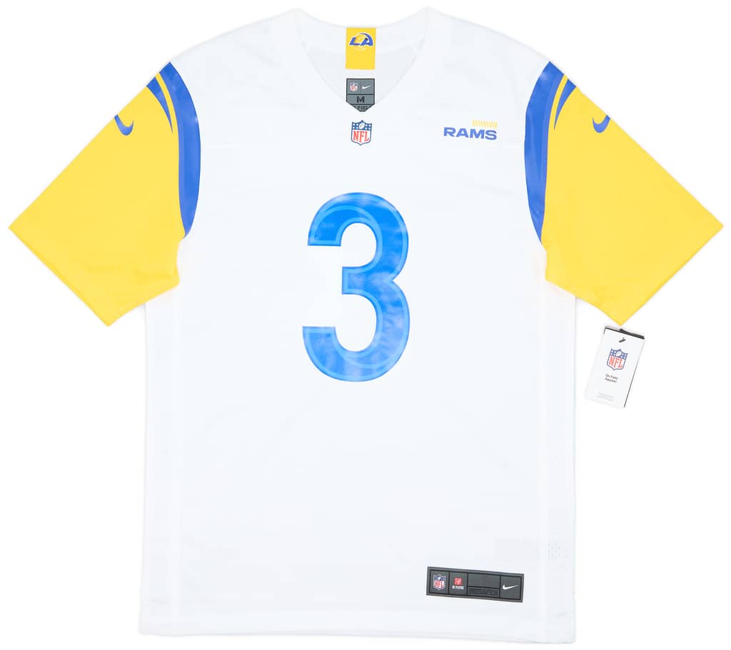 2021 LA Rams Beckham Jr #3 Nike Game Away Jersey (L)