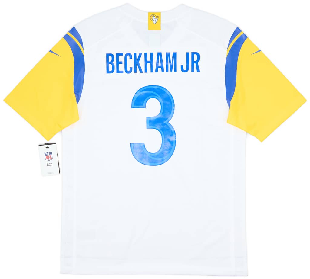 2021 LA Rams Beckham Jr #3 Nike Game Away Jersey (L)