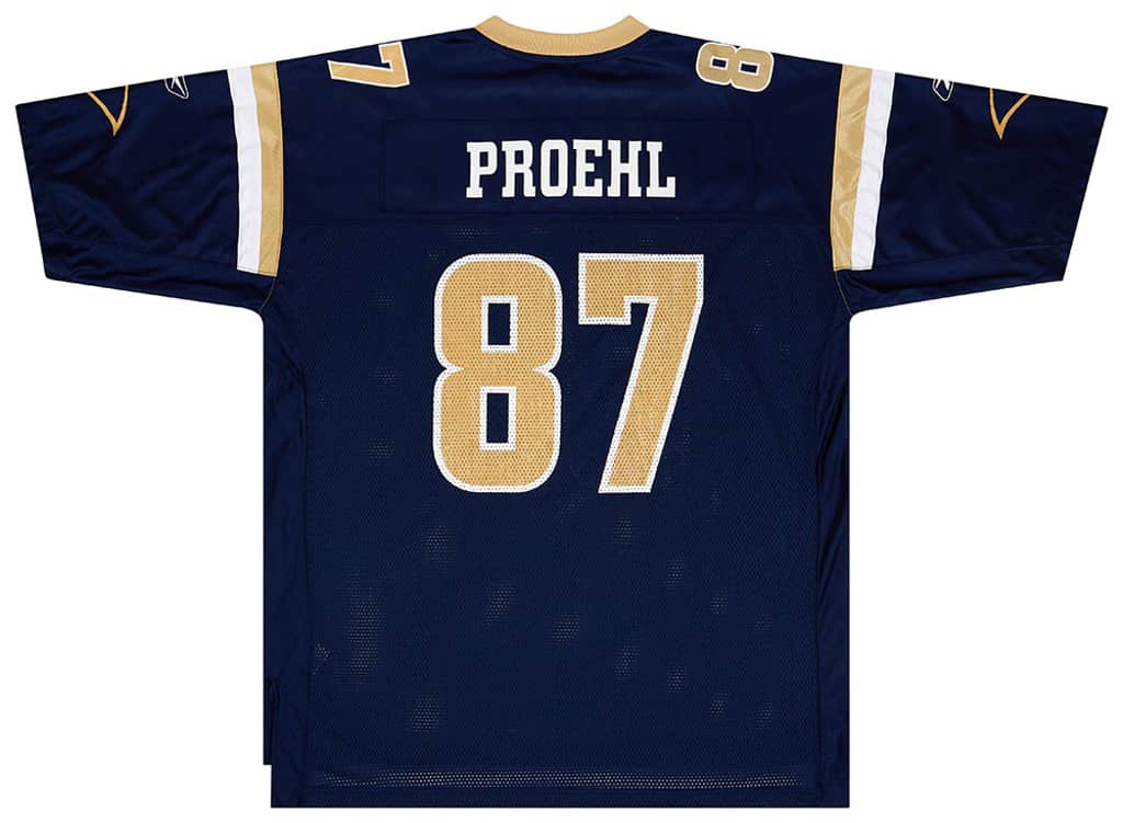 2002 St. Louis Rams Proehl #87 Reebok On Field Home Jersey (Excellent) XL