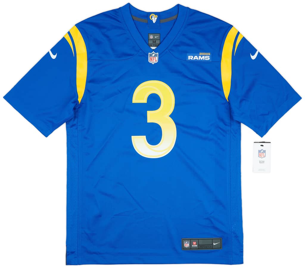 2021 LA Rams Beckham Jr #3 Nike Game Home Jersey (XL)