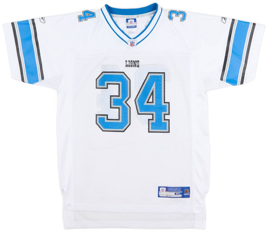 2005-06 Detroit Lions Jones #34 Reebok On Field Away Jersey (Excellent) XL.Kids