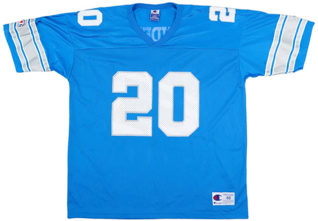 1998 Detroit Lions Sanders #20 Champion Home Jersey (Excellent) XL