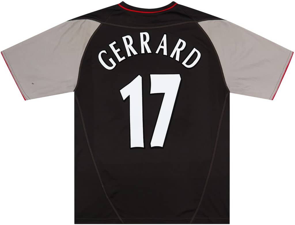 2002-04 Liverpool Away Shirt Gerrard #17