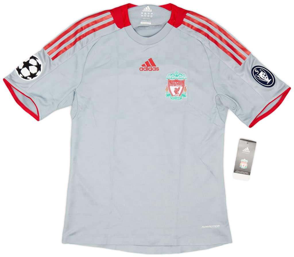 2008-09 Liverpool Player Issue CL Away Shirt Alonso #14