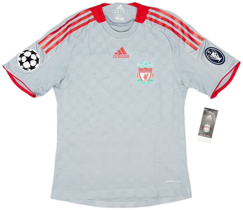 2008-09 Liverpool Player Issue CL Away Shirt Torres #9