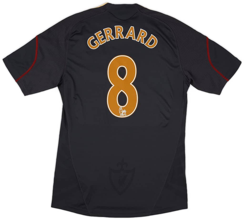 2009-10 Liverpool Away Shirt Gerrard #8 - 6/10 - (S)