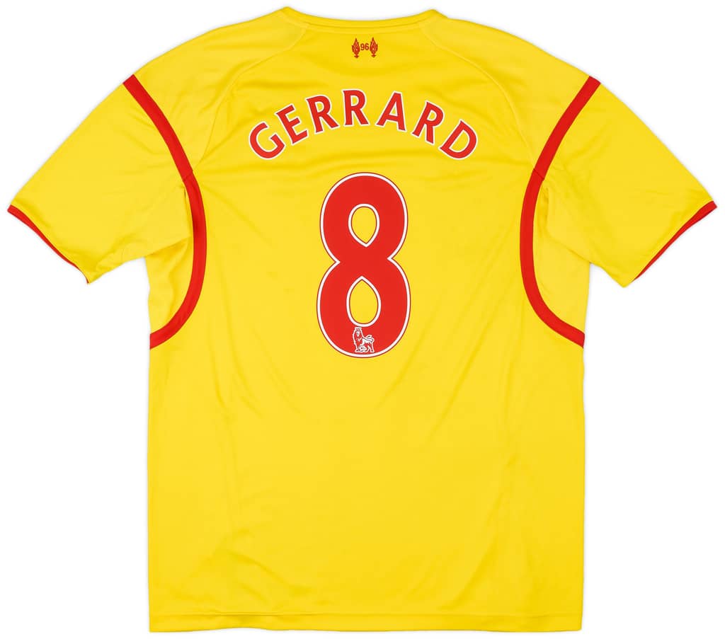2014-15 Liverpool Away Shirt Gerrard #8