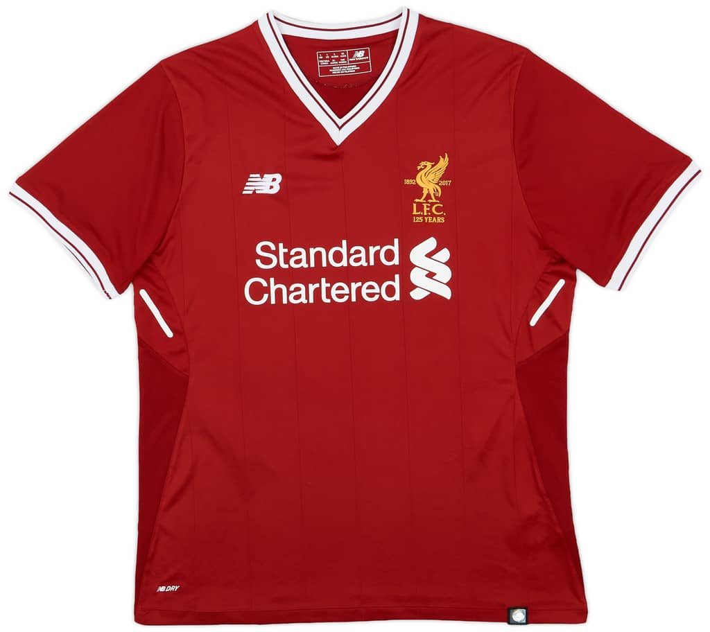 2017-18 Liverpool 125 Years Home Shirt Mane #19