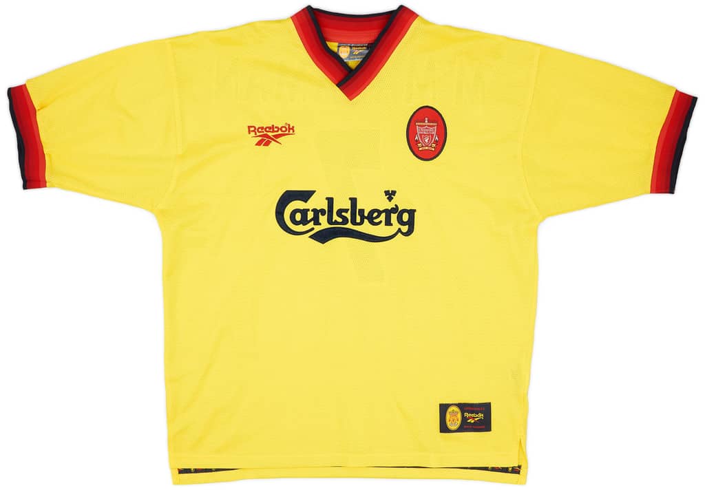 1997-99 Liverpool Away Shirt Fowler #9 - 8/10 - (S)