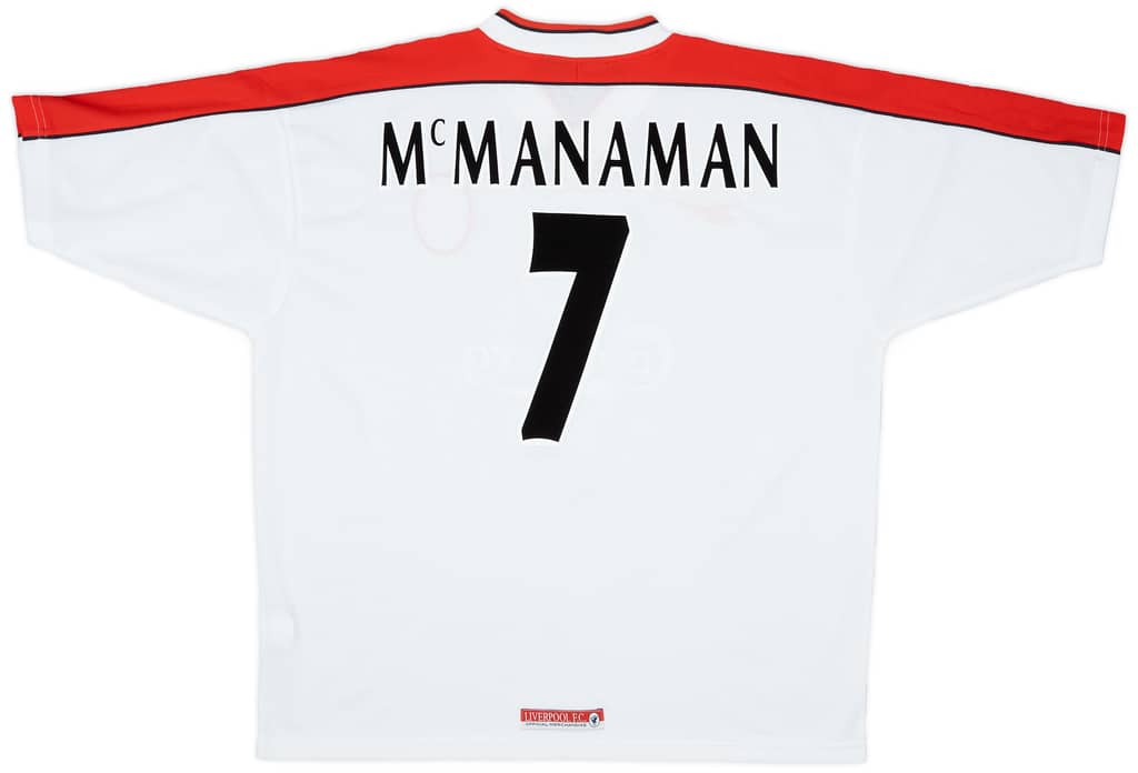 1998-99 Liverpool Away Shirt McManaman #7