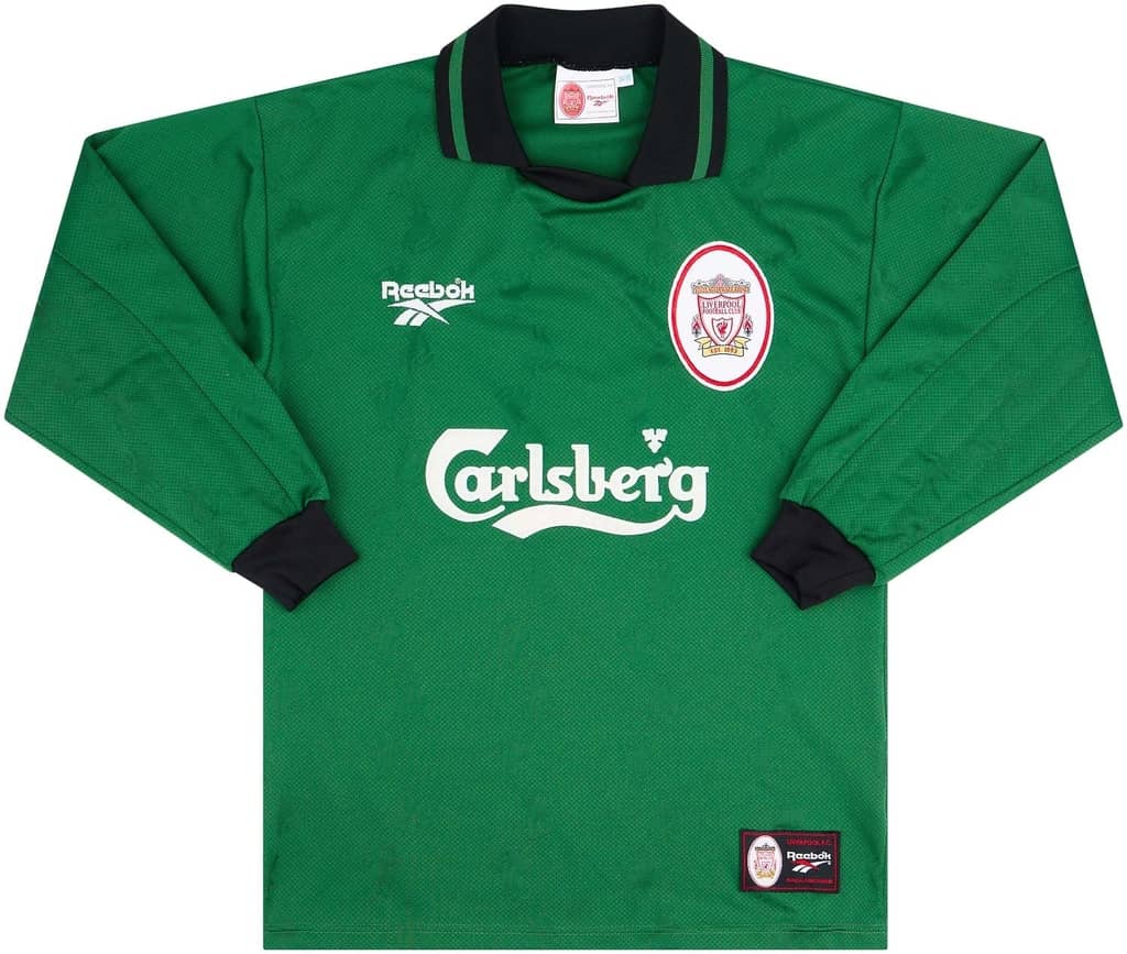1996-97 Liverpool GK Shirt - 6/10 - (S)
