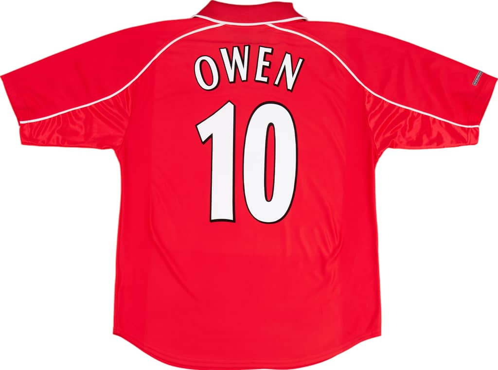 2000-02 Liverpool Home Shirt Owen #10 - 6/10 - (S)