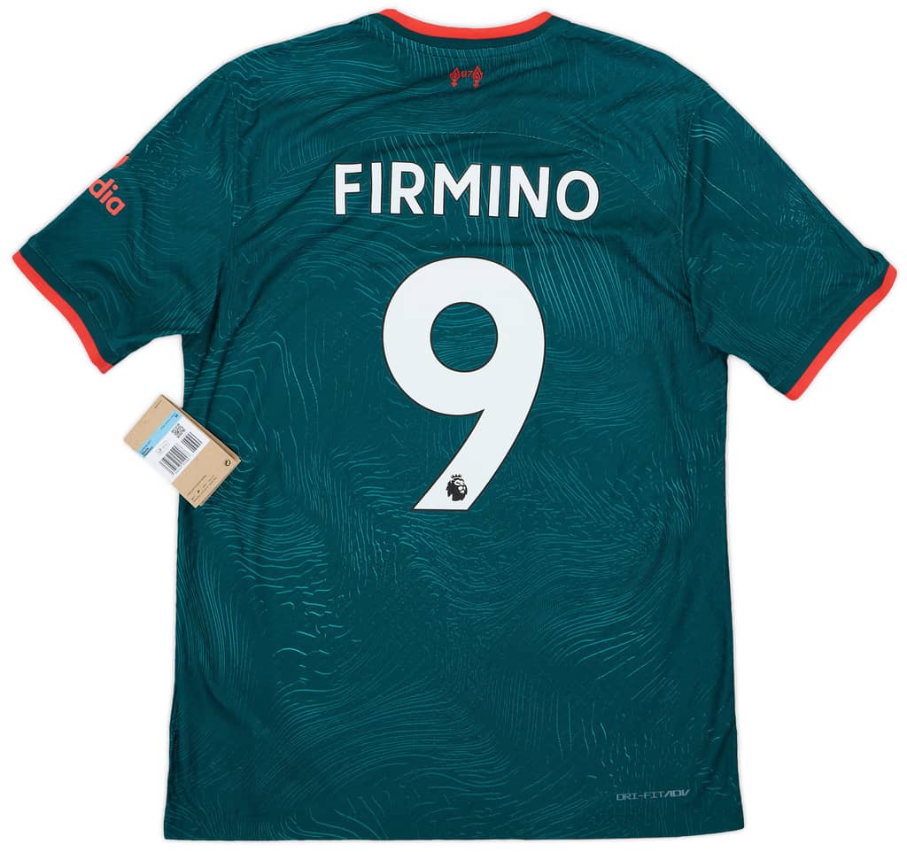 2022-23 Liverpool Authentic Third Shirt Firmino #9 (S)