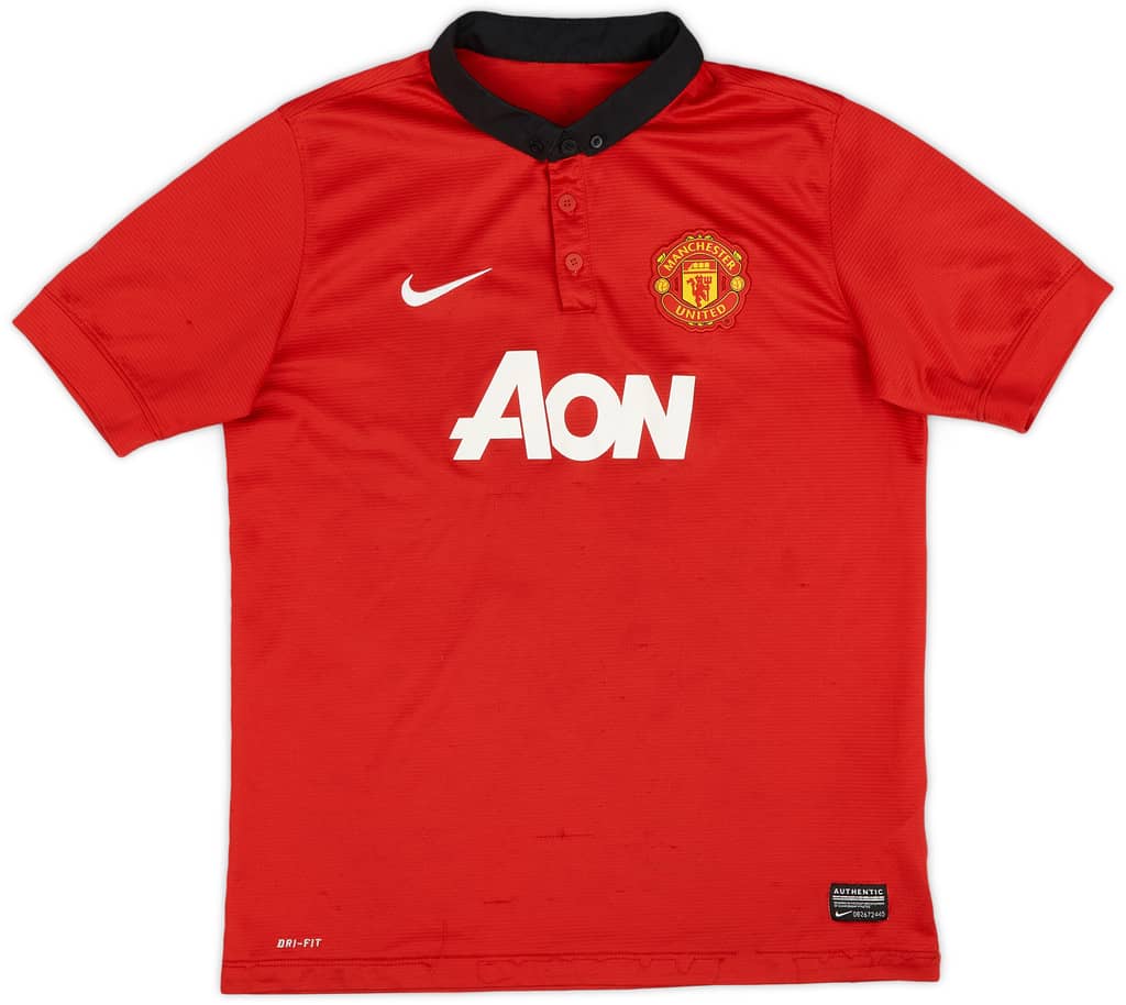 2013-14 Manchester United Home Shirt - 6/10 - (XL.Boys)